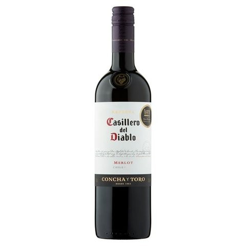 VINHO CHI CASILLERO DEL DIABLO MERLOT 750ML