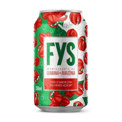 REFRIGERANTE FYS GUARANÁ DA AMAZÔNIA LATA 350ML