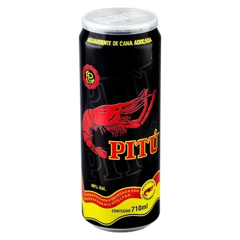 AGUARDENTE PITÚ LATA 710ML
